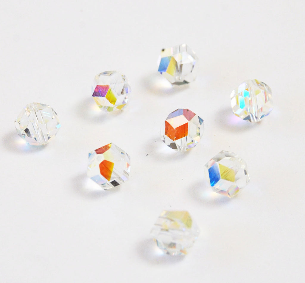 Swarovski 371/5007 Crystal AB Austrian Beads – Estate Beads & Jewelry