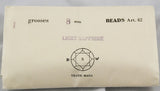 Package of Swarovski Light Sapphire Article 42 8mm Crystal Beads