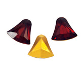 Swarovski 4806 Siam Crystals Gold Foil