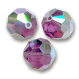 Swarovski Amethyst AB 10mm Crystal Beads 5000