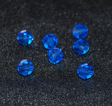 Swarovski 8mm Capri Blue Crystal Beads 5000