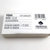 Swarovski Alexandrite 5000 12mm Crystals box