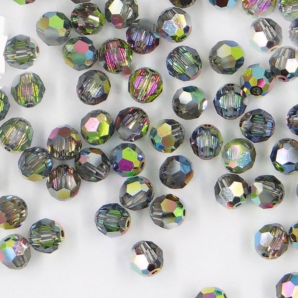 Swarovski 5000 vitrail AB crystals beads