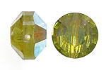 Swarovski 5100 Light Olivine AB 12mm Crystals 4