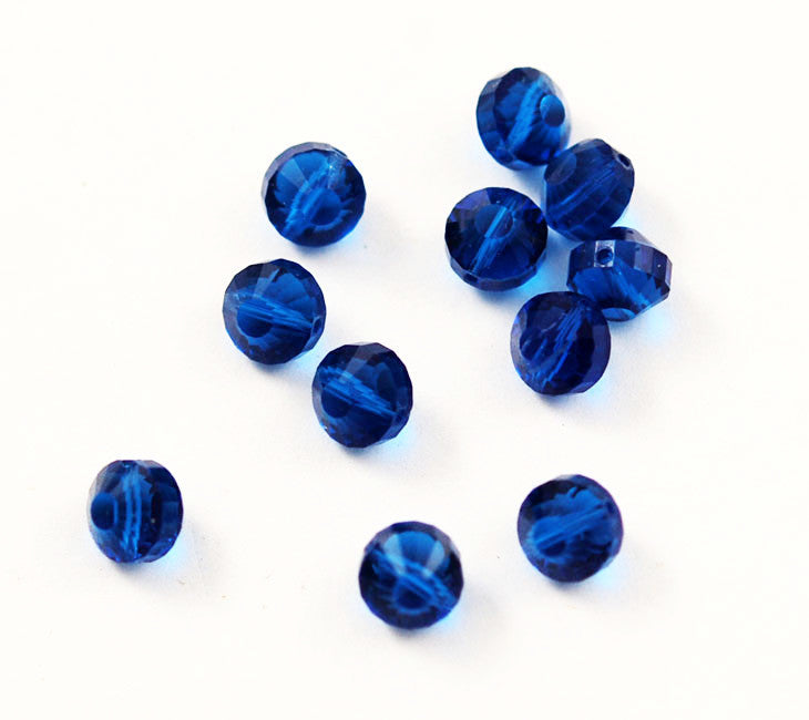 Swarovski crystals Art. 349/5101 8mm Capri Blue Beads