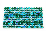Swarovski crystals Art. 349/5101 8mm Emerald AB Beads