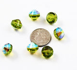 Swarovski crystals Art. 349/5101 10mm Light Olivine AB Beads