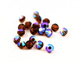 Swarovski crystals Art. 349/5101 6mm Smoked Topaz AB Beads