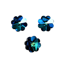 Swarovski 5110 - Bermuda Blue Margaritas 12mm (6) Vintage