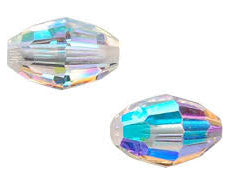 Swarovski Crystal AB Oval Beads 5200 (6)
