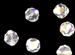 Swarovski 5300 Crystal AB Austrian Beads Discontinued 6 Vintage