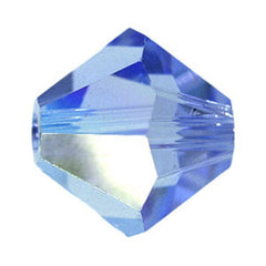 Swarovski 5301 Light Sapphire AB Beads 6