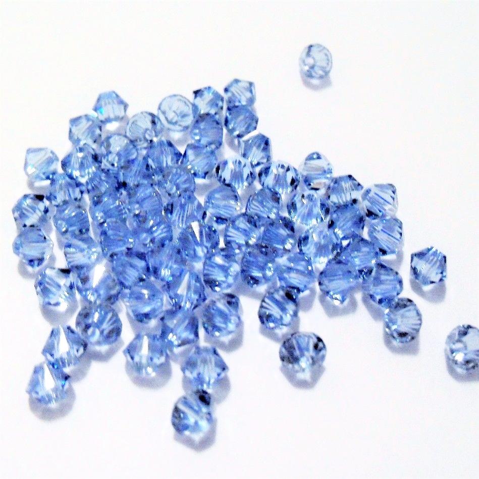 Swarovski 5301 Light Sapphire Crystal Beads (12)