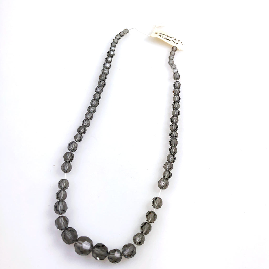 Swarovski Black Diamond Model 72 strands Crystal Beads