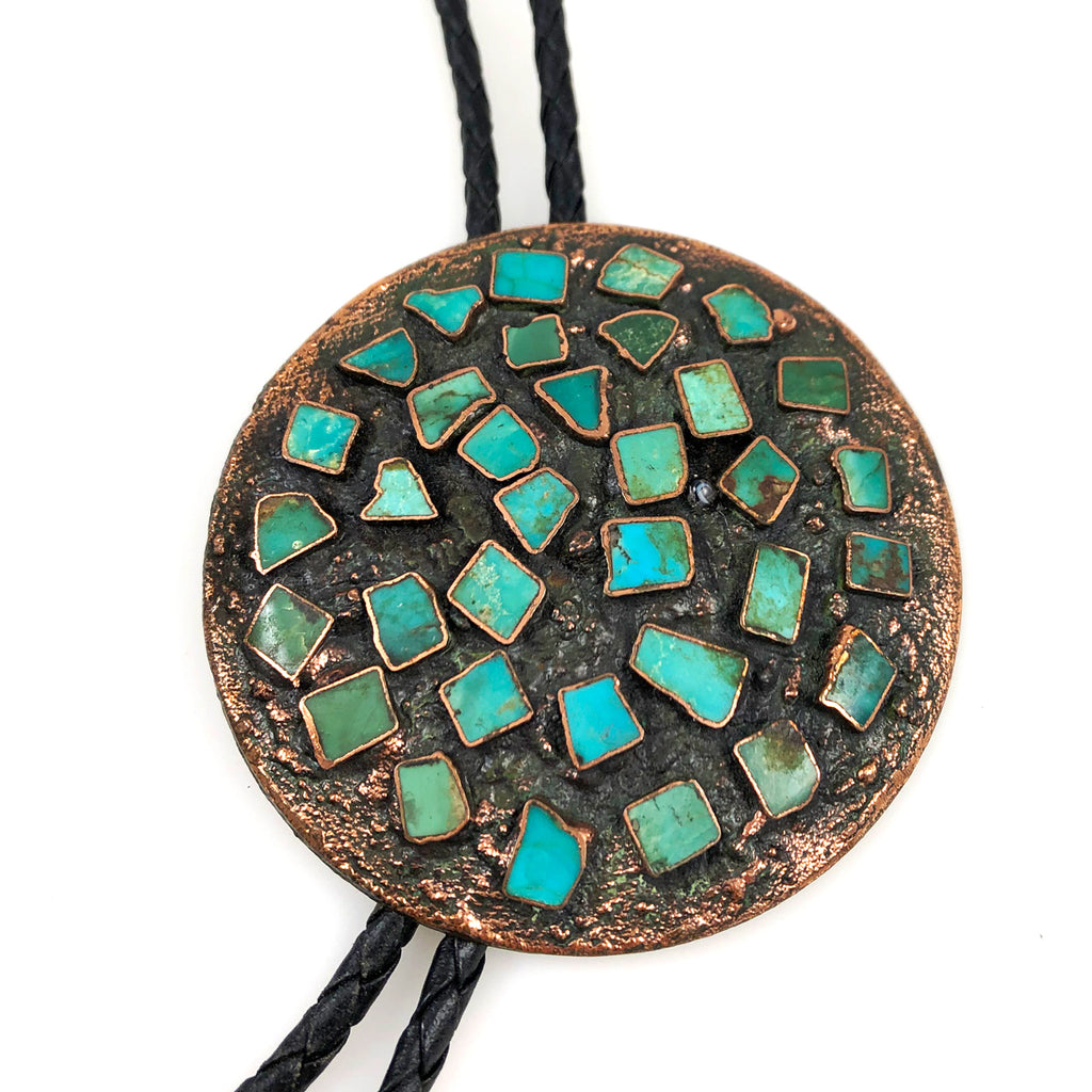 Bell Trading Turquoise & Copper Corinthian Bolo Tie