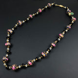 Vintage Murano glass bead necklace