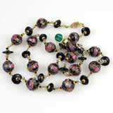Murano glass necklace Italian beads