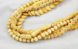 Vintage Multi-Strand Bone Necklace