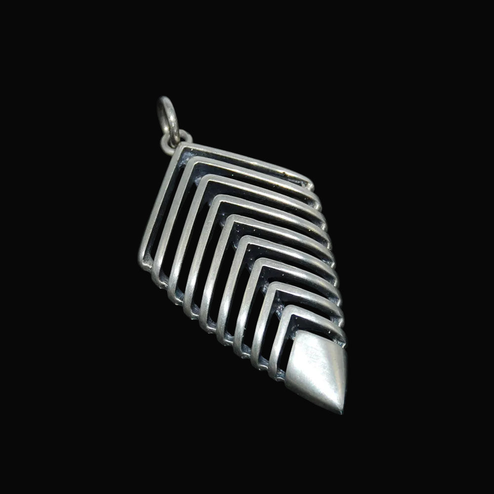 Leaf Pendant Unisex Sterling