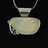 Desert Rose Trading Sterling Pink Agate Necklace