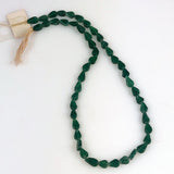 green emerald beads