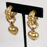 Erwin Pearl Gold Heart Earrings