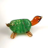 Fitz and Floyd Glass Green Turtle
