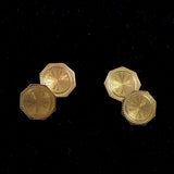 Art Deco Foster & Bailey Cuff Links Gold