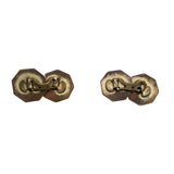 Art Deco Foster & Bailey Cuff Links Gold