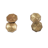 Art Deco Foster & Bailey Cuff Links Gold