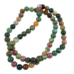 Fancy Jasper Round Beads - Vintage