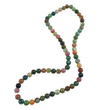 Fancy jasper round gemstone beads