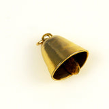 gold cow bell charm