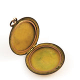 Victorian Gold Filled Double Photo Locket