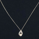 Cultured Pearl 14K White Gold Necklace