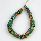 Antique Green & Yellow African Trade Beads