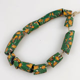 Antique Green & Yellow African Trade Beads