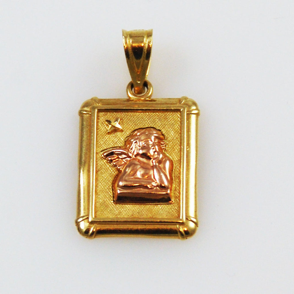 Guardian Angel Pendant 14K Gold