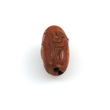 Chinese Carved Hediao Fruit Pit BeadChinese Carved Hediao Fruit Pit Bead