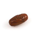 Chinese Carved Hediao Fruit Pit Bead
