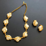 Judy Lee Baroque Pearl Necklace & Earring Set