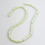 Lemon Chrysoprase (Citron) Rectangular Bead Strand