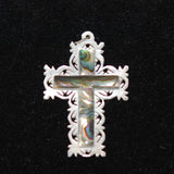 Mother of Pearl and Abalone Cross - Bethlehem