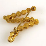 Marvella Pearl brooch Initial N