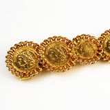 Mimi Di N Gold French Coin Belt Buckle