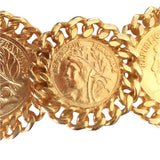 Mimi Di N Gold French Coin Belt Buckle