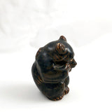 Royal Copenhagen Bear Cub Figurine by Knud Kyhn 21435