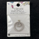 Swarovski Crystal Circle in Circle Pendant