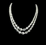 Swarovski Model 28 White Givre Graduated Necklace