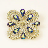Swarovski Vitrail Rhinestone Brooch Vintage